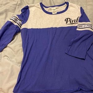 Pink 3/4 sleeve shirt